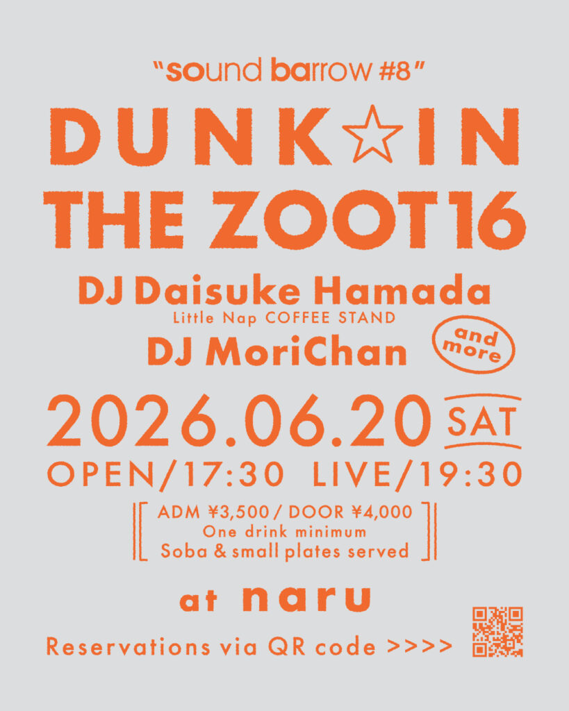DUNK☆IN
THE ZOOT16